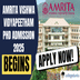 Amrita Vishwa Vidyapeetham PhD Admission 2025 Begins; Apply By December 15 @amrita.edu